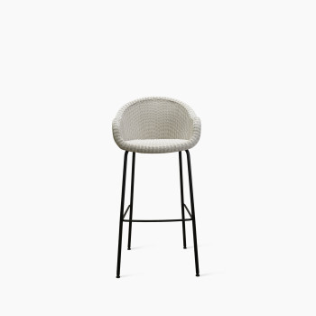 Vincent Sheppard Edgard tabouret de bar old lace avec base en acier