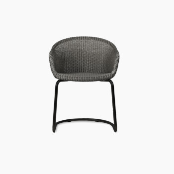 Vincent Sheppard Avril HB dining chair black with cantilever base 