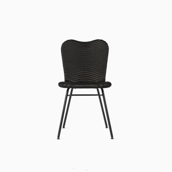 Vincent Sheppard Lily dining chair oyster with steel A base