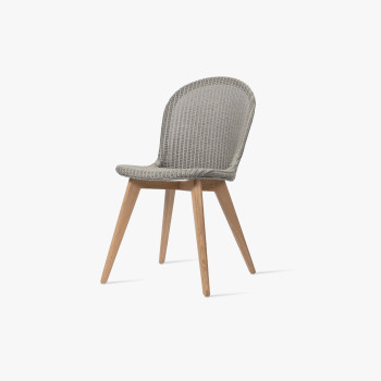 Vincent Sheppard Yann dining chair pebble with oak base 