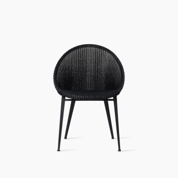 Vincent Sheppard Jack dining chair black with steel base