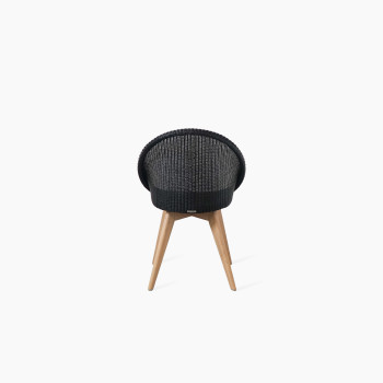 Vincent Sheppard Jack dining chair black with oak base