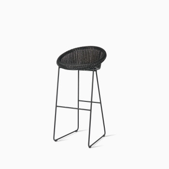 Vincent Sheppard Joe bar stool black with black frame bar stools