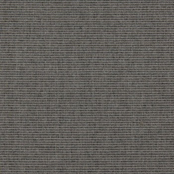 Close-up of Vincent Sheppard Dark Smoke outdoor fabric with a smooth, tightly woven pattern in dark gray tones.