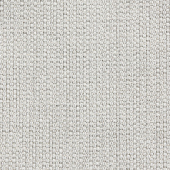 Gros plan sur le tissu intérieur Vincent Sheppard Geneva Moon White avec un motif tissé texturé dans des tons clairs.