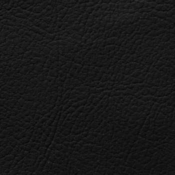 Close-up of Vincent Sheppard black faux leather with a textured, pebbled grain.