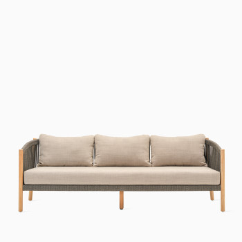 Vincent Sheppard Lento loungesofa 3-zitter met steenstof kussens.