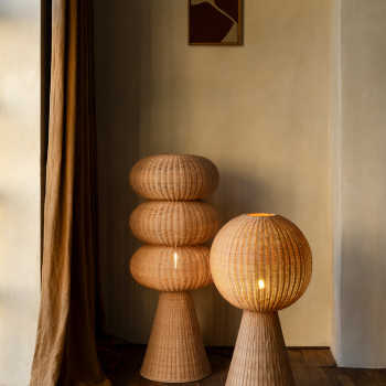 Stylish Rattan Floor Lamps for Warm Ambient Lighting